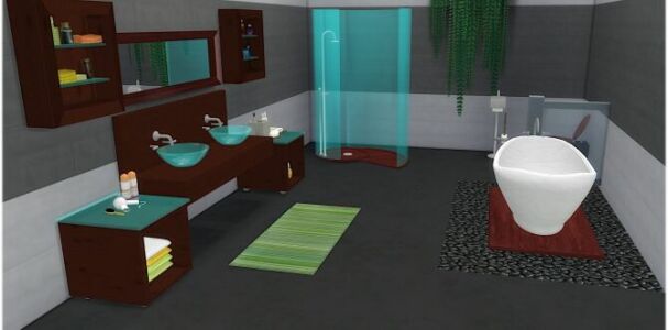 Diane Bathroom SET At Lizzy Sims Sims 4 CC