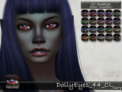 Dolly Eyes 44 CL By Tatygagg Sims 4 CC