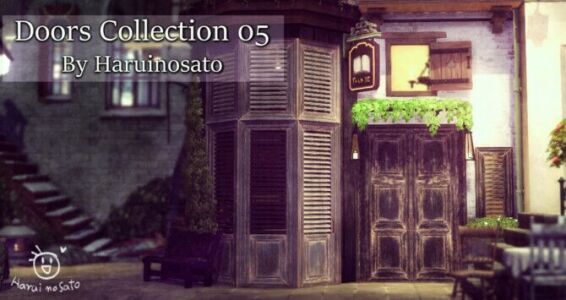 Doors Collection 05 At Haruinosato’s CC Sims 4 CC