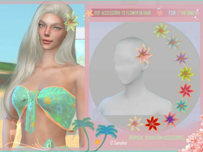 sims 4 cc dsf tropical sensation accessories by dansimsfantasy 2