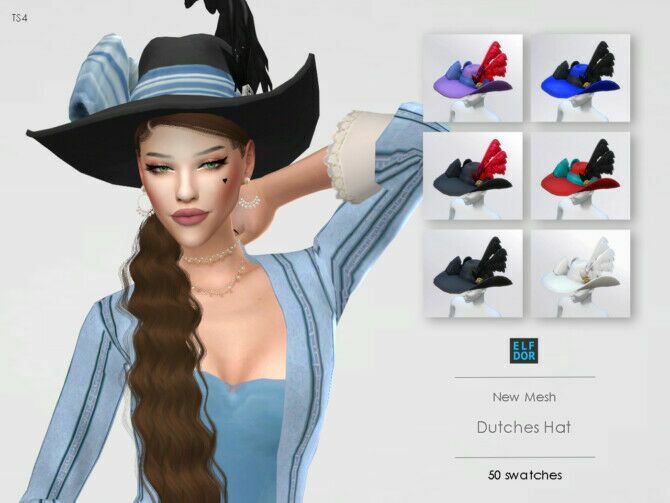 Dutchess HAT At Elfdor Sims Sims 4 CC