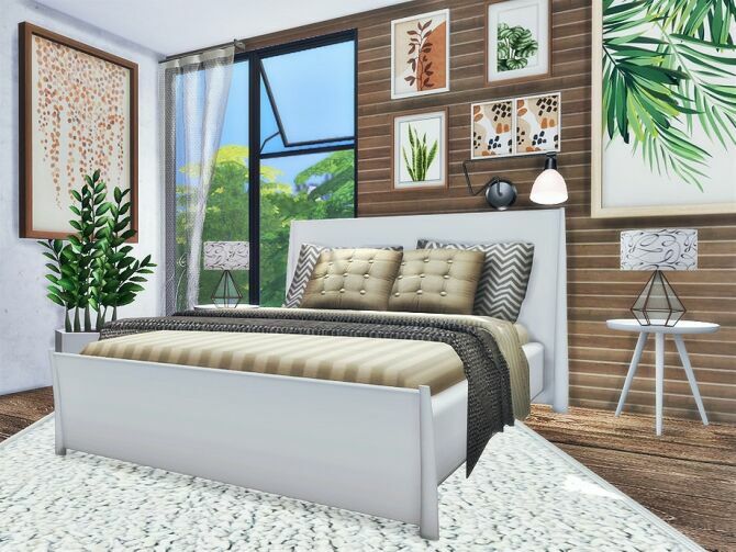 sims 4 cc ella bedroom by rirann 2