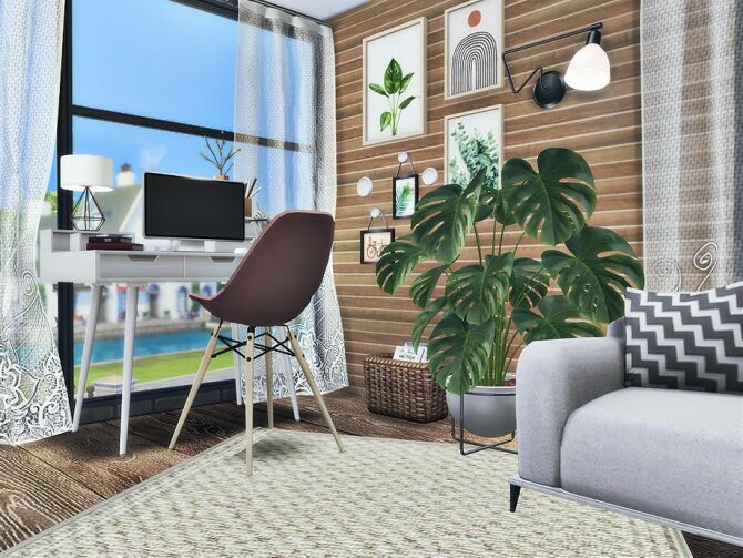 sims 4 cc ella bedroom by rirann 3