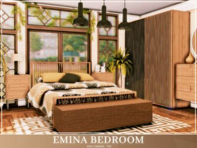 Emina Bedroom By Mini Simmer Sims 4 CC