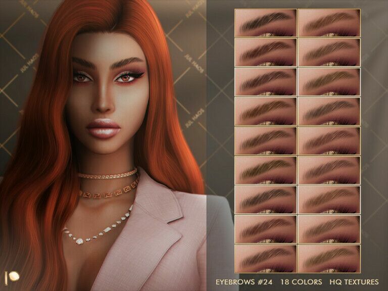 Eyebrows #24 By Jul_Haos Sims 4 CC