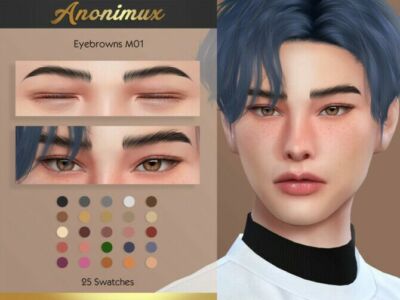 Eyebrows M01 By Anonimux Simmer Sims 4 CC
