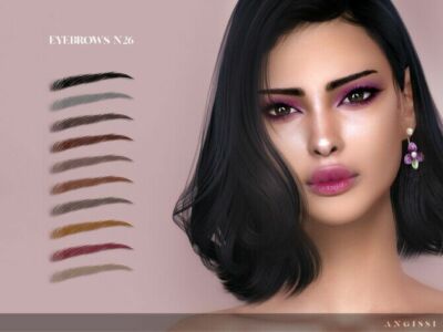 Eyebrows N26 By Angissi Sims 4 CC