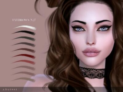 Eyebrows N27 By Angissi Sims 4 CC