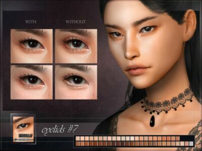 Eyelids 7 – Monolids By Remussirion Sims 4 CC