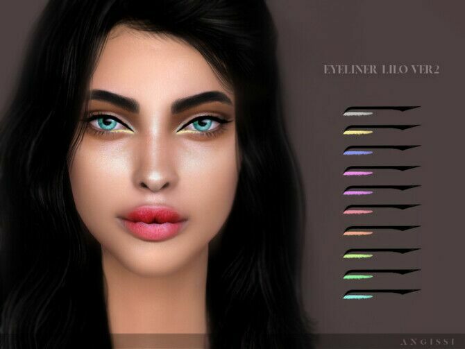 Eyeliner Lilo VER2 By Angissi Sims 4 CC