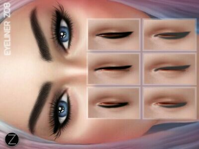 Eyeliner Z08 By Zenx Sims 4 CC