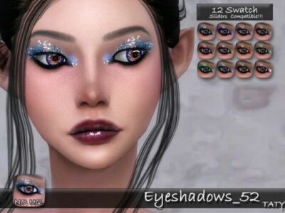 Eyeshadows 52 By Tatygagg Sims 4 CC
