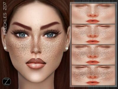 Freckles Z07 By Zenx Sims 4 CC