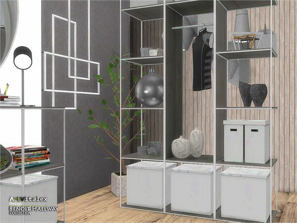 sims 4 cc free download benoit hallway by artvitalex 3