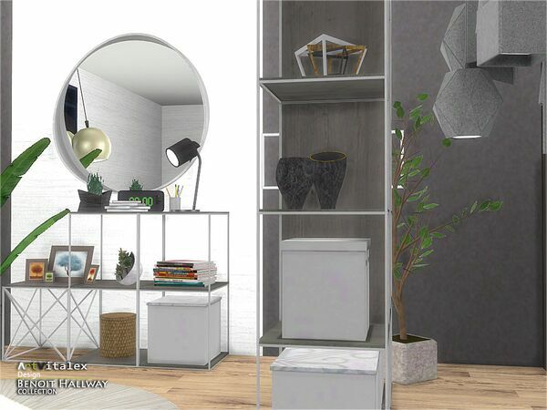 sims 4 cc free download benoit hallway by artvitalex 4