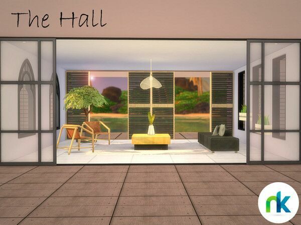 The Hall By Nikadema Sims 4 CC