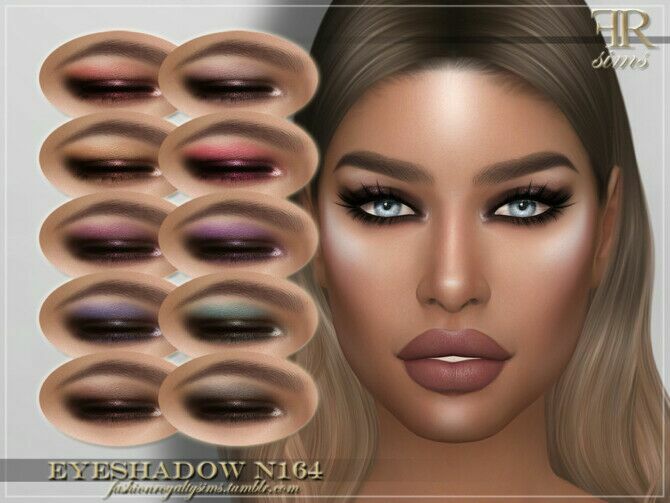 FRS Eyeshadow N164 By Fashionroyaltysims Sims 4 CC