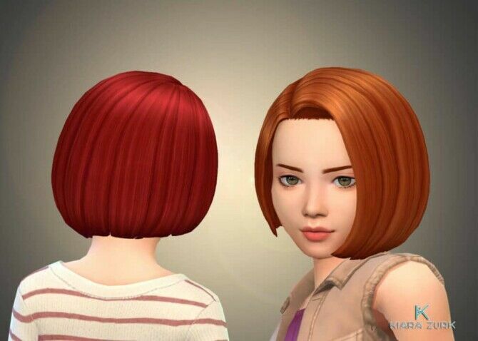 Gaby Hairstyle For Girls At MY Stuff Origin Sims 4 CC