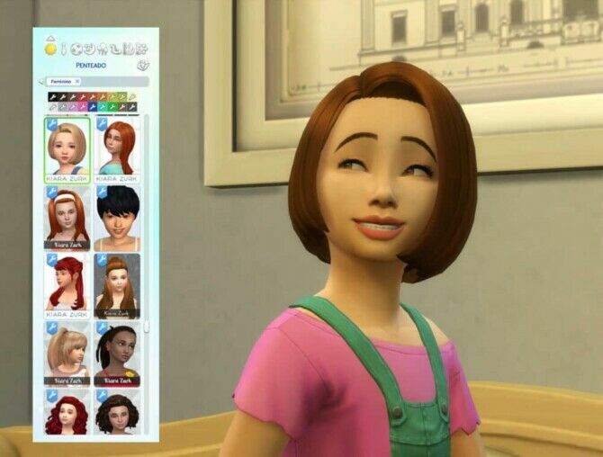 sims 4 cc gaby hairstyle for girls at my stuff origin 2