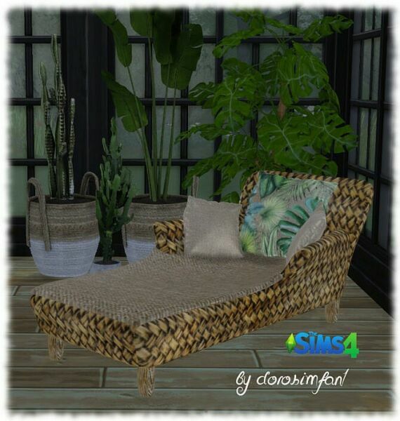 Garden Lounger By Dorosimfan1 At Sims Marktplatz Sims 4 CC