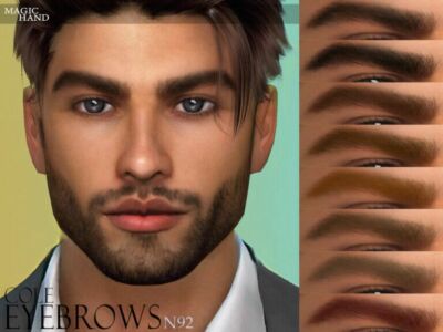 Cole Eyebrows N92 By Magichand Sims 4 CC