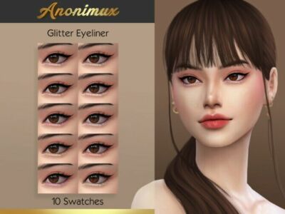 Glitter Eyeliner By Anonimux Simmer Sims 4 CC