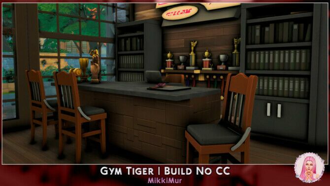 sims 4 cc gym tiger at mikkimur 2