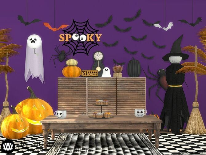 sims 4 cc hafnium halloween decorations by wondymoon 2