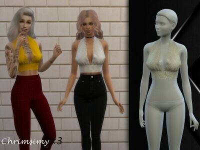 Halter TOP By Chrimsimy Sims 4 CC