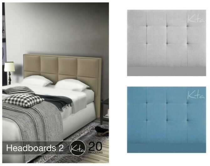 Headboards 2 At Ktasims Sims 4 CC