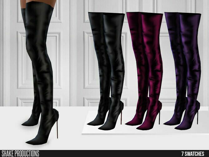 High Heel Boots 614 By Shakeproductions Sims 4 CC