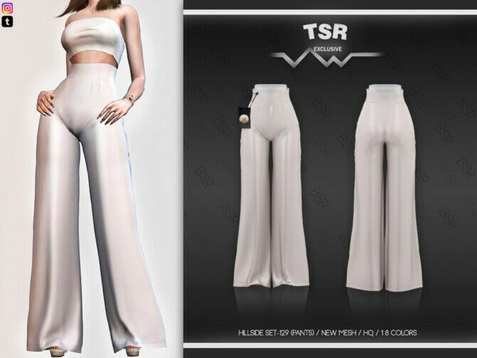 Hillside SET-129 (Pants) BD472 By Busra-Tr Sims 4 CC