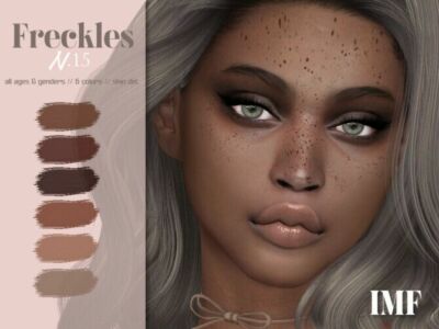 IMF Freckles N.15 By Izziemcfire Sims 4 CC