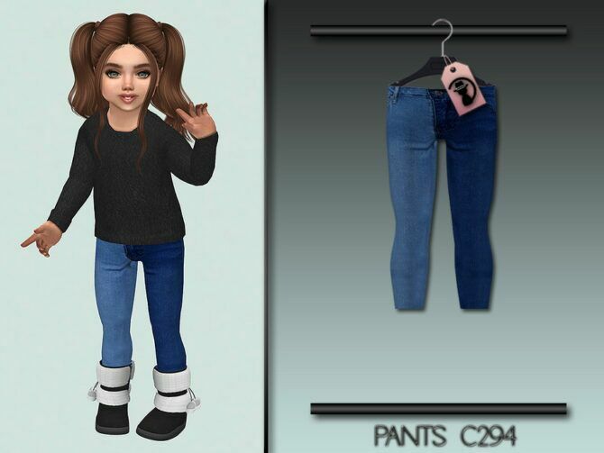 Jeans For Little Girls C294 By Turksimmer Sims 4 CC