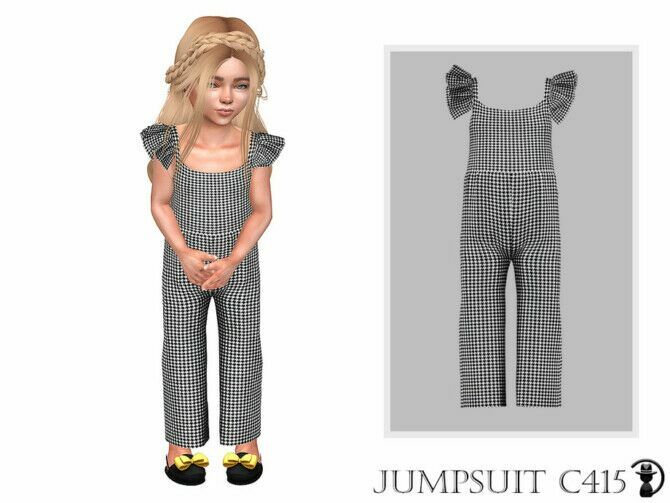 Jumpsuit C415 By Turksimmer Sims 4 CC