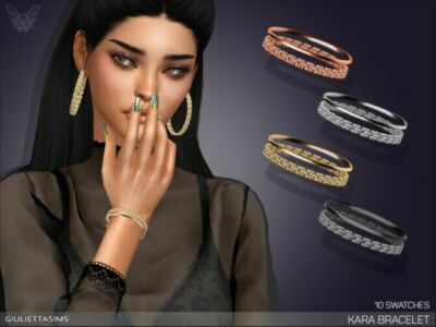 Kara Bracelet (Right Wrist) By Feyona Sims 4 CC
