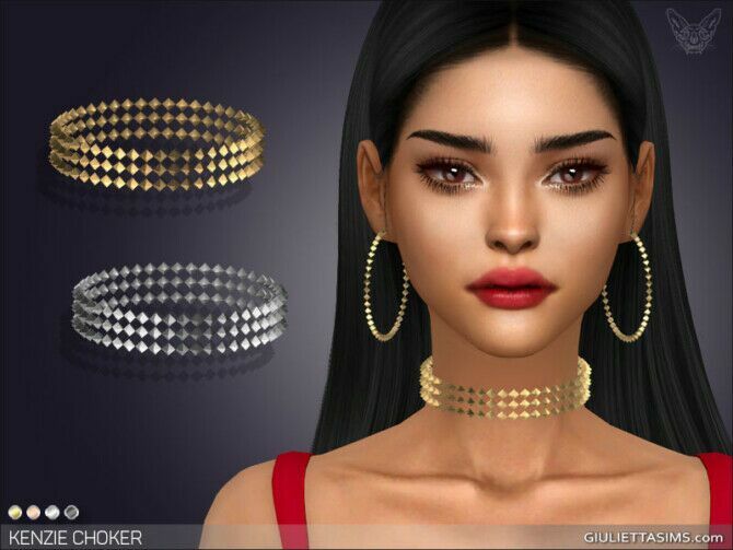 Kenzie Choker At Giulietta Sims 4 CC