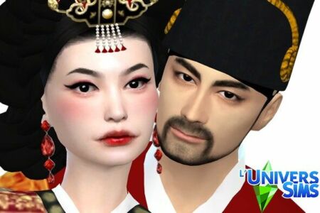 Korean King And Queen At L’universims Sims 4 CC