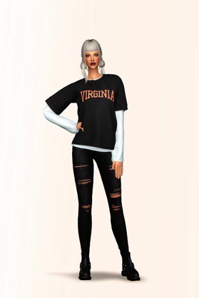 sims 4 cc layered t shirt af at gorilla 2