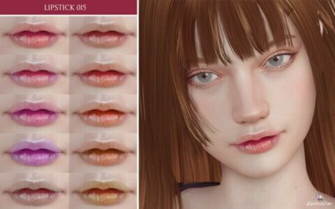 Lipstick 015 At Lutessa Sims 4 CC