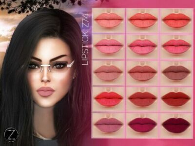 Lipstick Z74 By Zenx Sims 4 CC