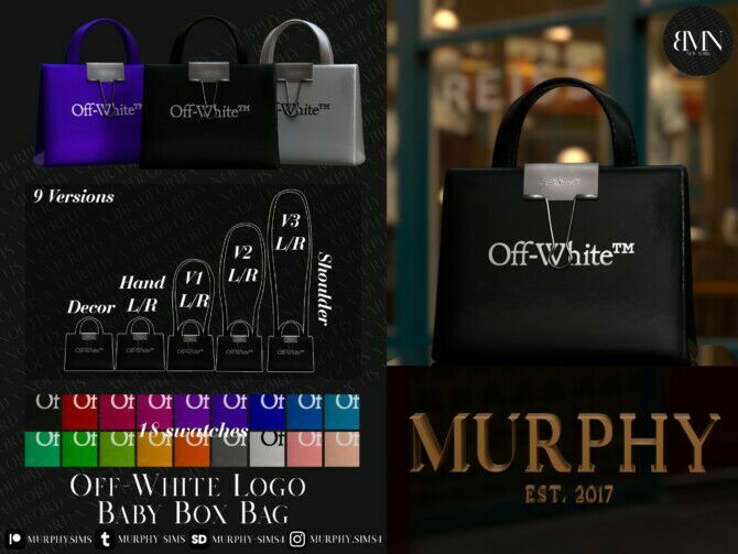 Logo Baby BOX BAG At Murphy Sims 4 CC