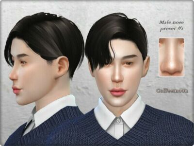 Male Nose Preset #1 By Coffeemoon Sims 4 CC