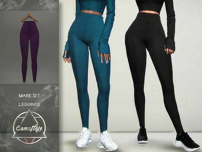 Marie Leggings By Camuflaje Sims 4 CC