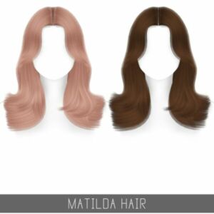 Matilda Hair At Simpliciaty Sims 4 CC