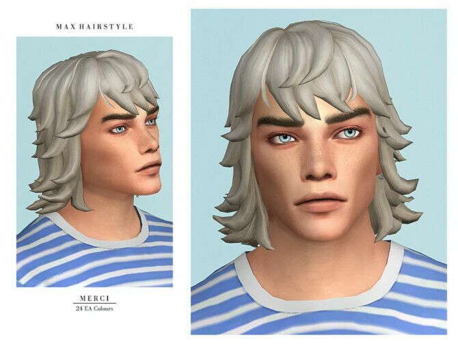 MAX Hairstyle By Merci Sims 4 CC