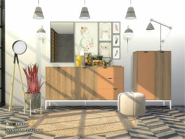 sims 4 cc most downloaded calligaris hallway by simcredible by tsr 2