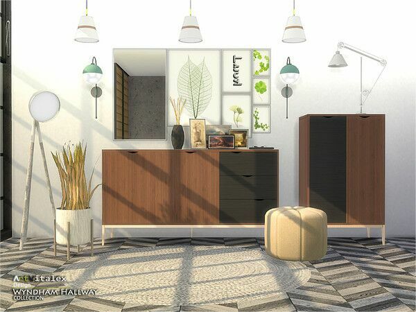 sims 4 cc most downloaded calligaris hallway by simcredible by tsr 3