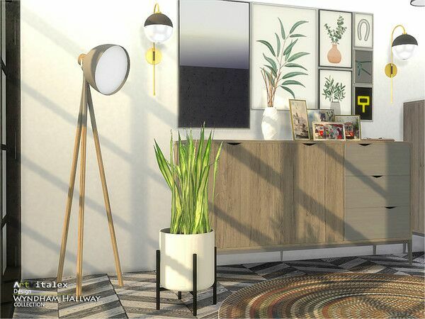 sims 4 cc most downloaded calligaris hallway by simcredible by tsr 4