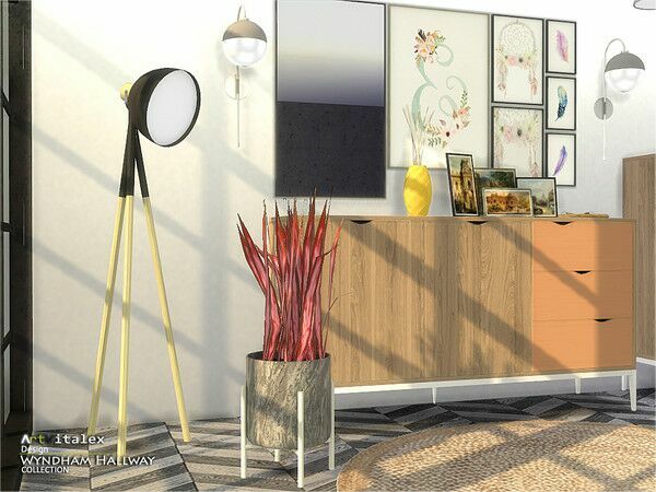 sims 4 cc most downloaded calligaris hallway by simcredible by tsr 5